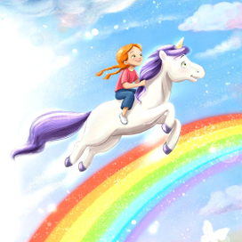 Девочка на пони