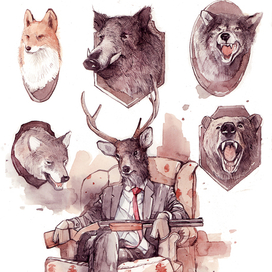 Безобидный олень