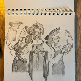 Три девицы под окном…