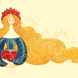 Август. Яблочный спас. Фрагмент