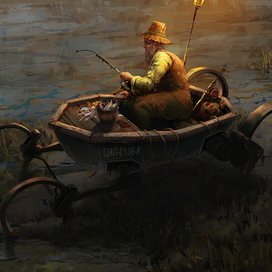 Рыбак рыбачит 