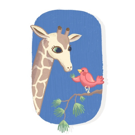 Дружба Жирафа и Птички