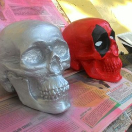 черепа из гипса)