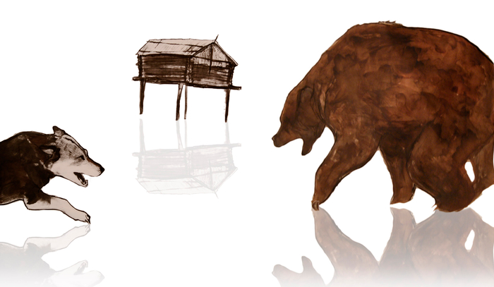 Мыс священной собаки. Иллюстрации к произведению Ругина