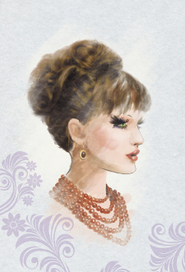 красные бусы))