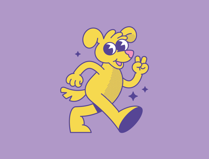 Персонаж для бренда собачьих игрушек Wuzzpup