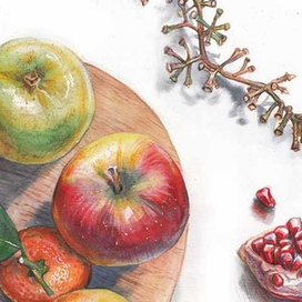 мандаринки уже прячутся)))