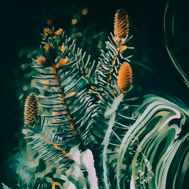 Сосна / Дерево / Шишки