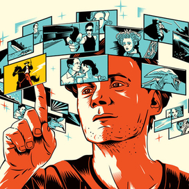 иллюстрация для журнала «The Hollywood Reporter»