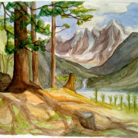 Пейзаж в горах