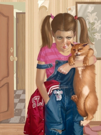 Это - Васька! Он будет жить у нас...