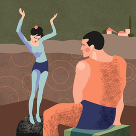 Девочка на шаре