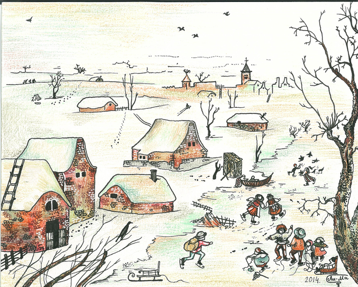 Рождественская открытка