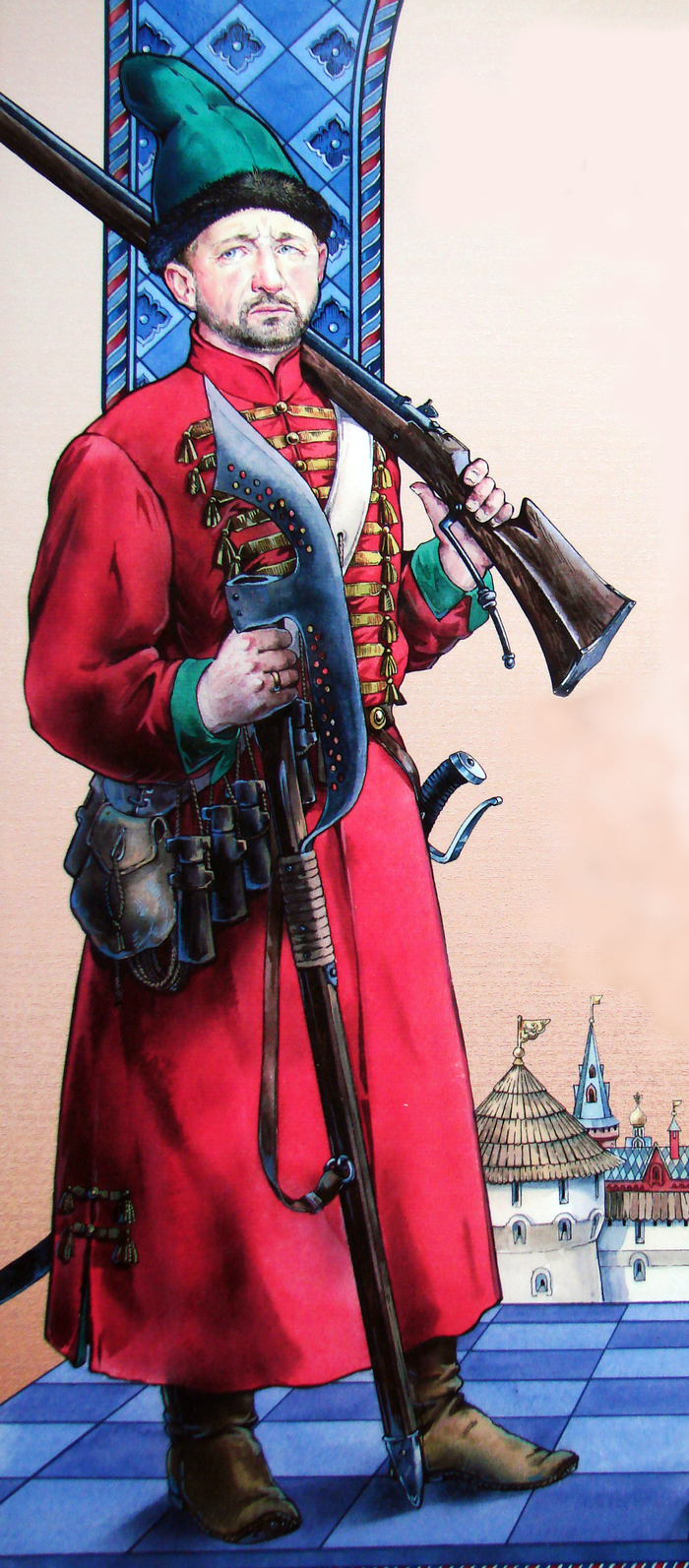 Стрелец московского приказа.