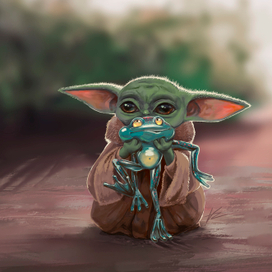 Любовь к лягушкам. Малыш-Йода