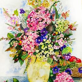 Гортензия в амфоре