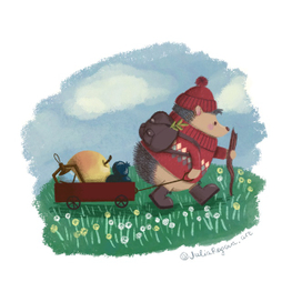 Ежик-путешественник