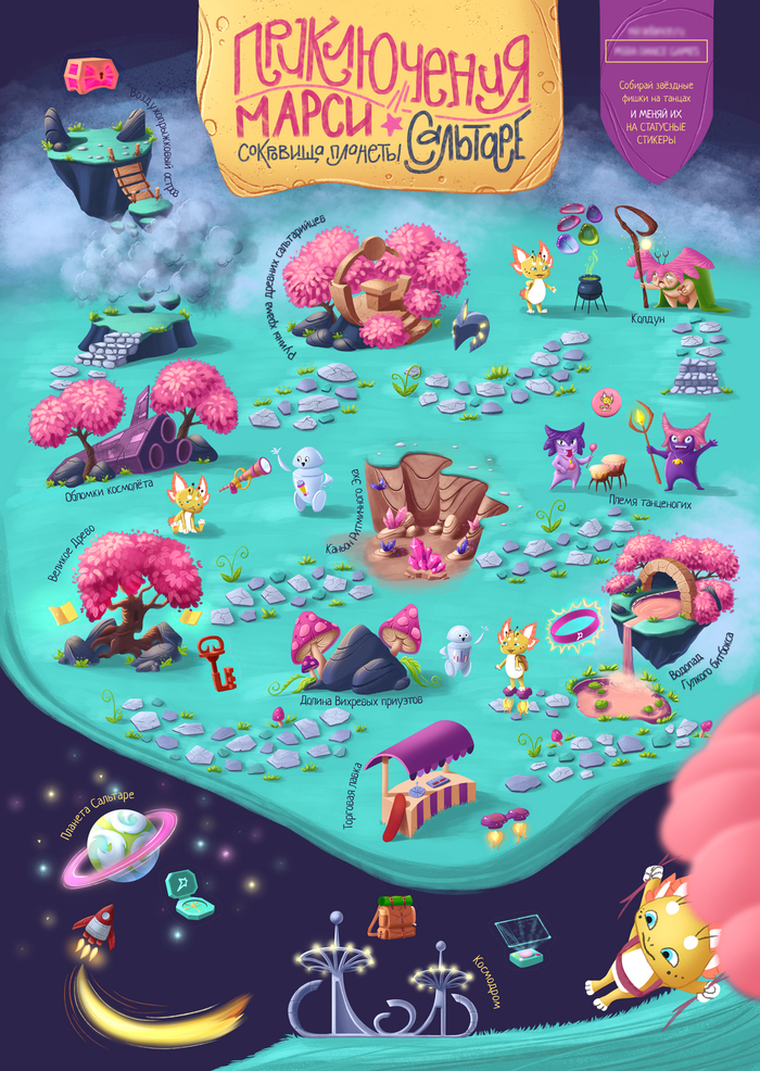 Плакат-карта для игры