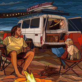 Travel | Раскраска на тему путешествий