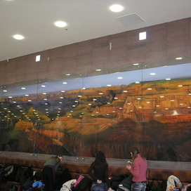 "Гранд -Каньон" Фреска в ТЦ -30 кв.м. Аэрография.