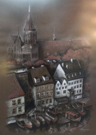 "Остров Кнайпхоф, старый Кёнигсберг"