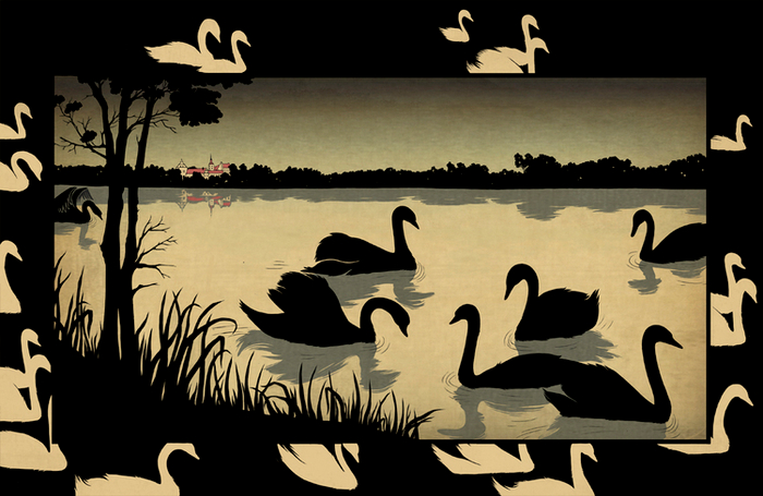 иллюстрация к сказке Х.К.Андерсена "Гадкий утенок"