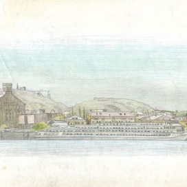 Подол. Вид с Днепра.