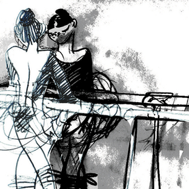 Балерина и зеркало-4