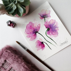 Абстрактные цветы