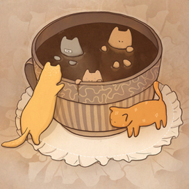 кофейные коты