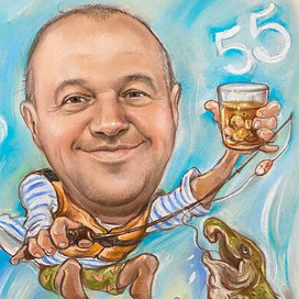 ШАРЖ НА ЮБИЛЕЙ 55