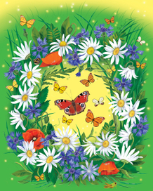 оформление бумажного пакета