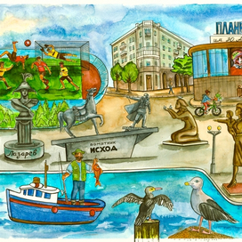 Разработка иллюстрации к детской книге