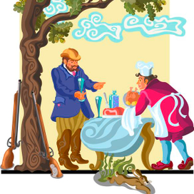 Иллюстрация к роману А. С. Пушкина "Дубровский"