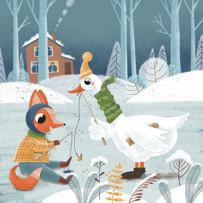 Лиса и Гусик