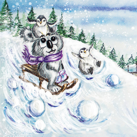 Иллюстрация к детской книге "When you feel better"