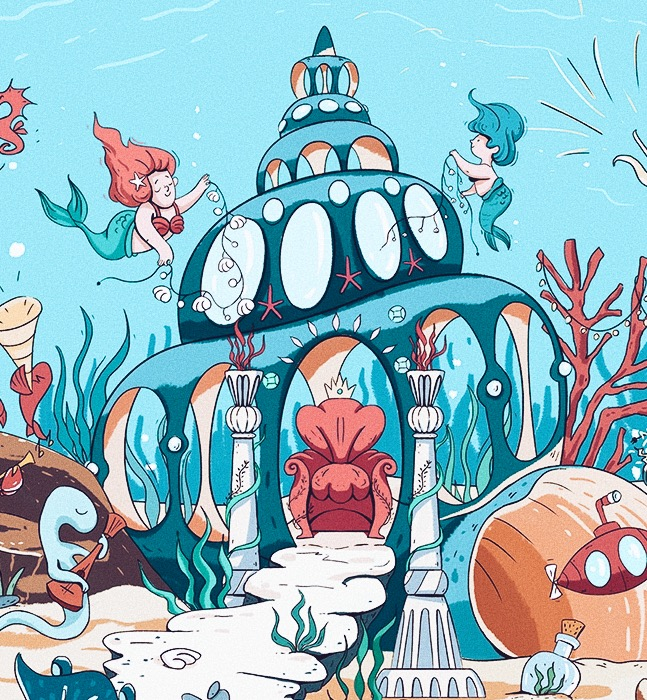 Новый год под водой