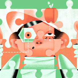 Иллюстрация про креативность ребенка