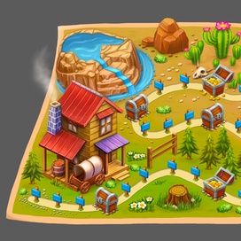 Map Wild West