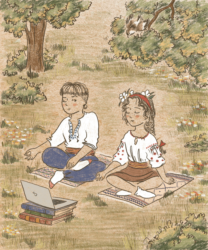 Казаки на йоге