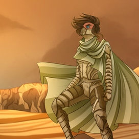 Фан-арт по серии книг "Дюна"