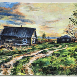 У бабушки в деревне