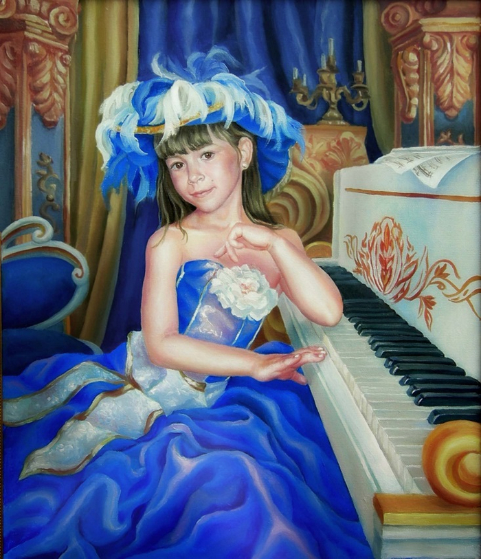 Портрет девочки Маришки