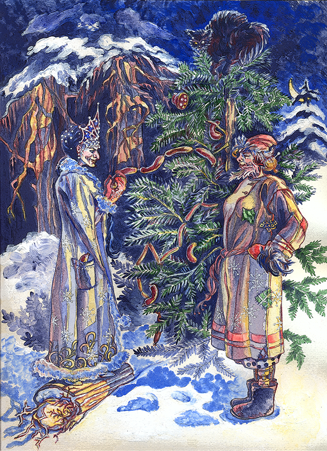 Ведьмины каникулы. Колбасная елка