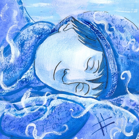 Снежная королева. Кай спит