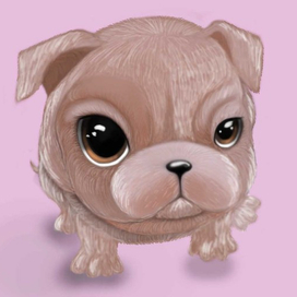 мопсик манюня злюка