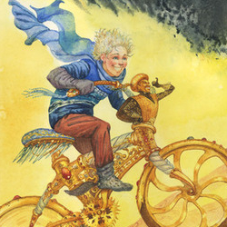 Обложка для сказки Силены Андерс "Посланник небесного вивипаруса"