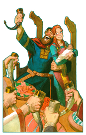 Иллюстрации к сказке Г. Х. Андерсена «Дочь болотного царя».