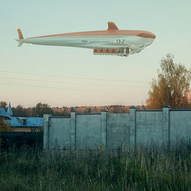 дирижабль над подмосковьем