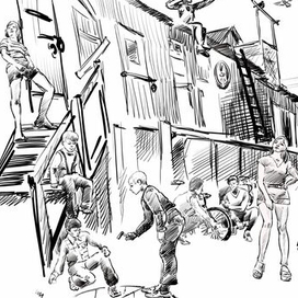 Старые сараи